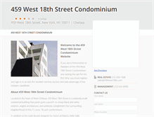 Tablet Screenshot of 459west18th.com